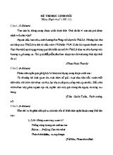 Đề thi học sinh giỏi môn Ngữ văn Lớp 7 - Đề 12 (Có đáp án)